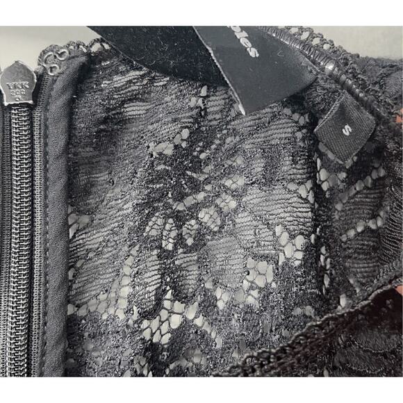 $450 The Kooples Mini Dress Womens Small Lace Modest Dark Academia Glam Swiftie - Picture 14 of 15